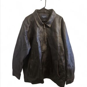 Sonoma Men's Dark Brown Leather Jacket